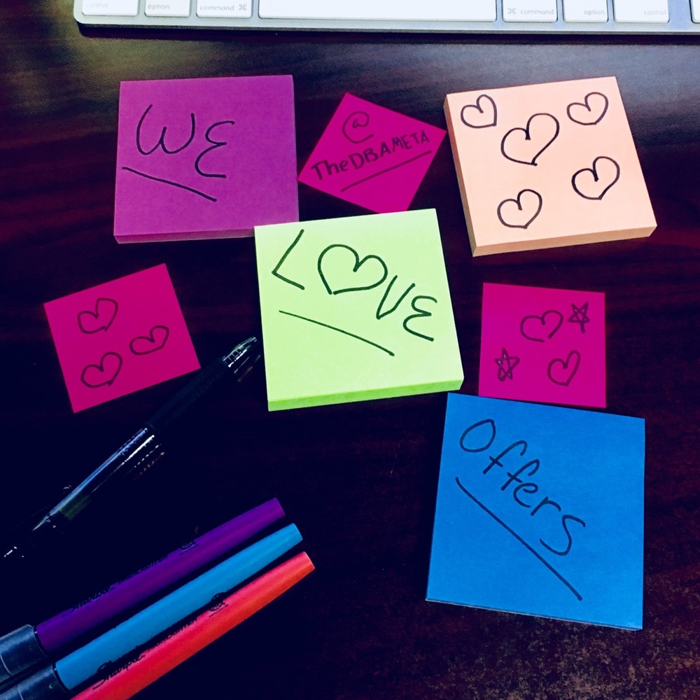 We love offers!!